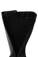 Woman Black Zip Closure Buckle Detailed Boots | Derimod