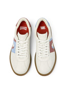 Camper Women's White Pelotas Soller Lace-Up Leather Sneaker | Derimod