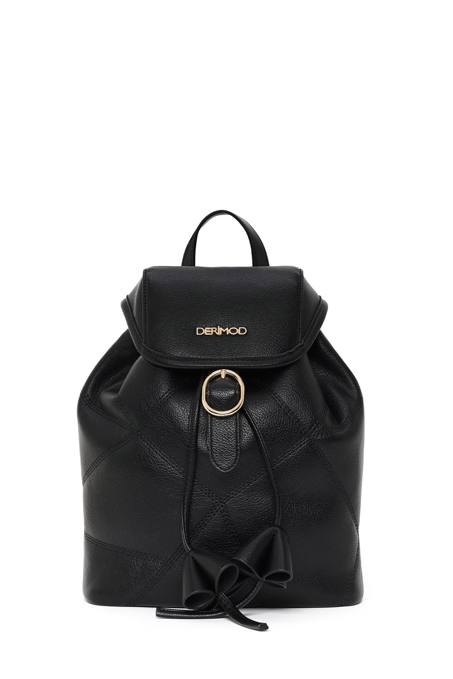 Woman Black Backpack