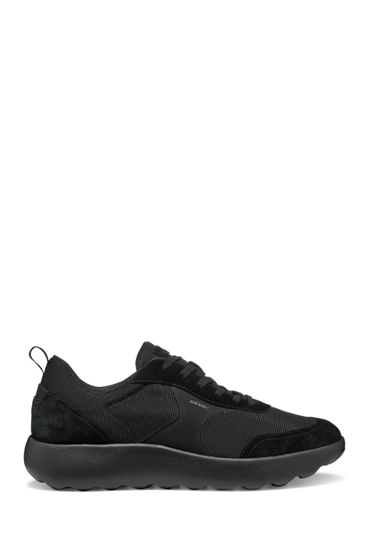Geox Erkek Siyah U Xtors D -Mesh + Suede Bağcıklı Deri Sneaker U55LFD01422C9999 | Derimod