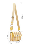 Women's Yellow Long Strap Crossbody Bag | Derimod
