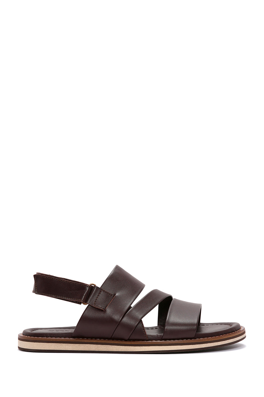 Men's Brown Leather Sandals 26SFD625218 | Derimod