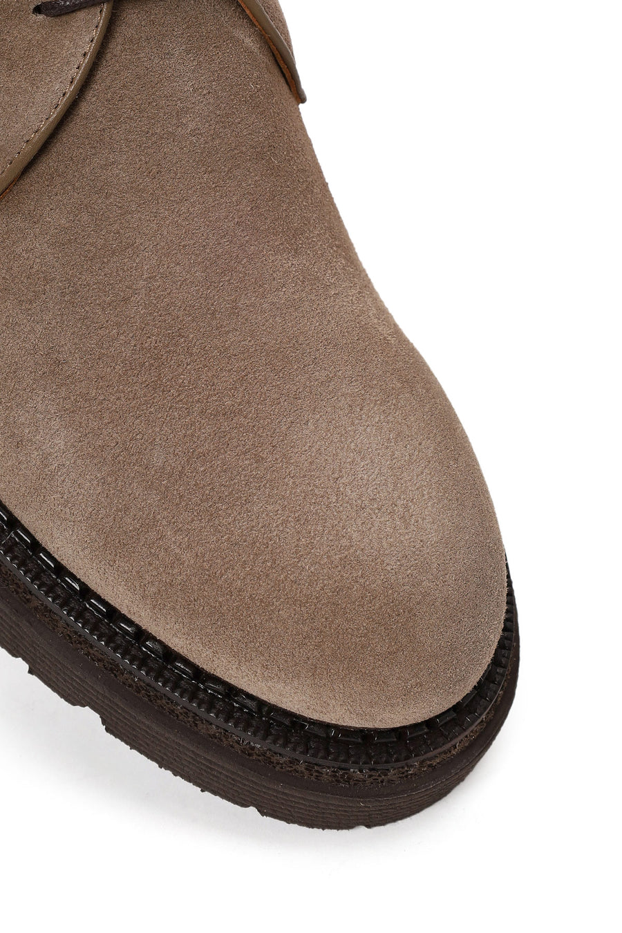 Male Mink Lace-up Suede Boots