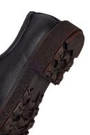 Male Black Lace-up Leather Casual Shoes | Derimod