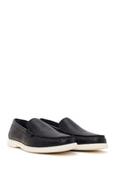 Erkek Siyah Deri Casual Loafer | Derimod