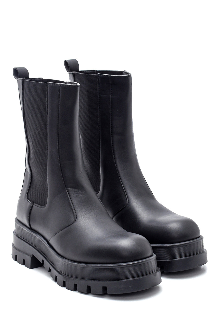 Women's Thick Sole Long Chelsea Boots