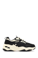 Woman Black Lace-Up Chunky Sneaker | Derimod