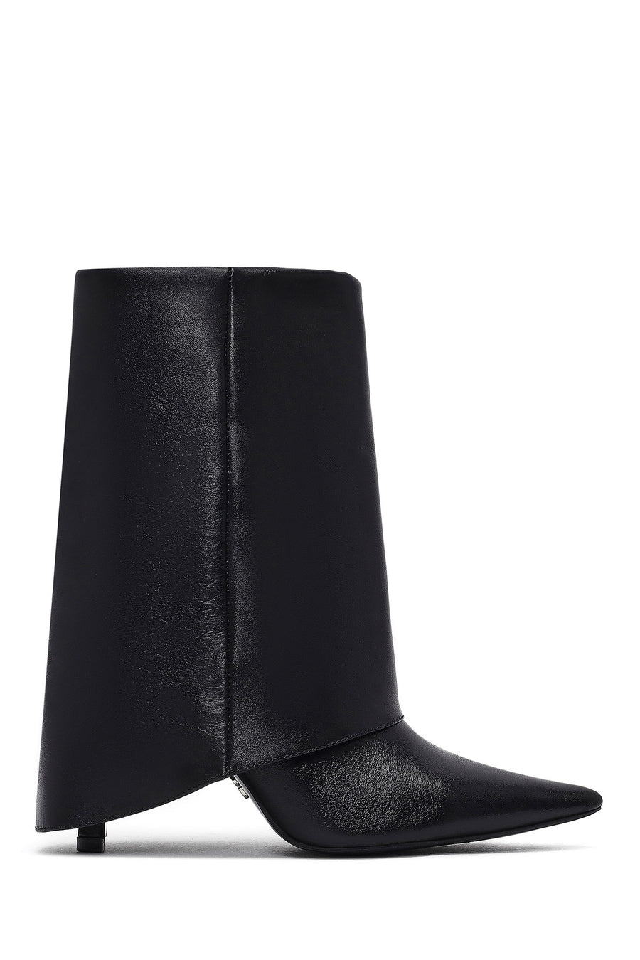Woman Black Stiletto Heels Leather Boat 25AFD160218 | Derimod