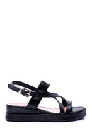 Women's Crocodile Patterned Sandals | Derimod