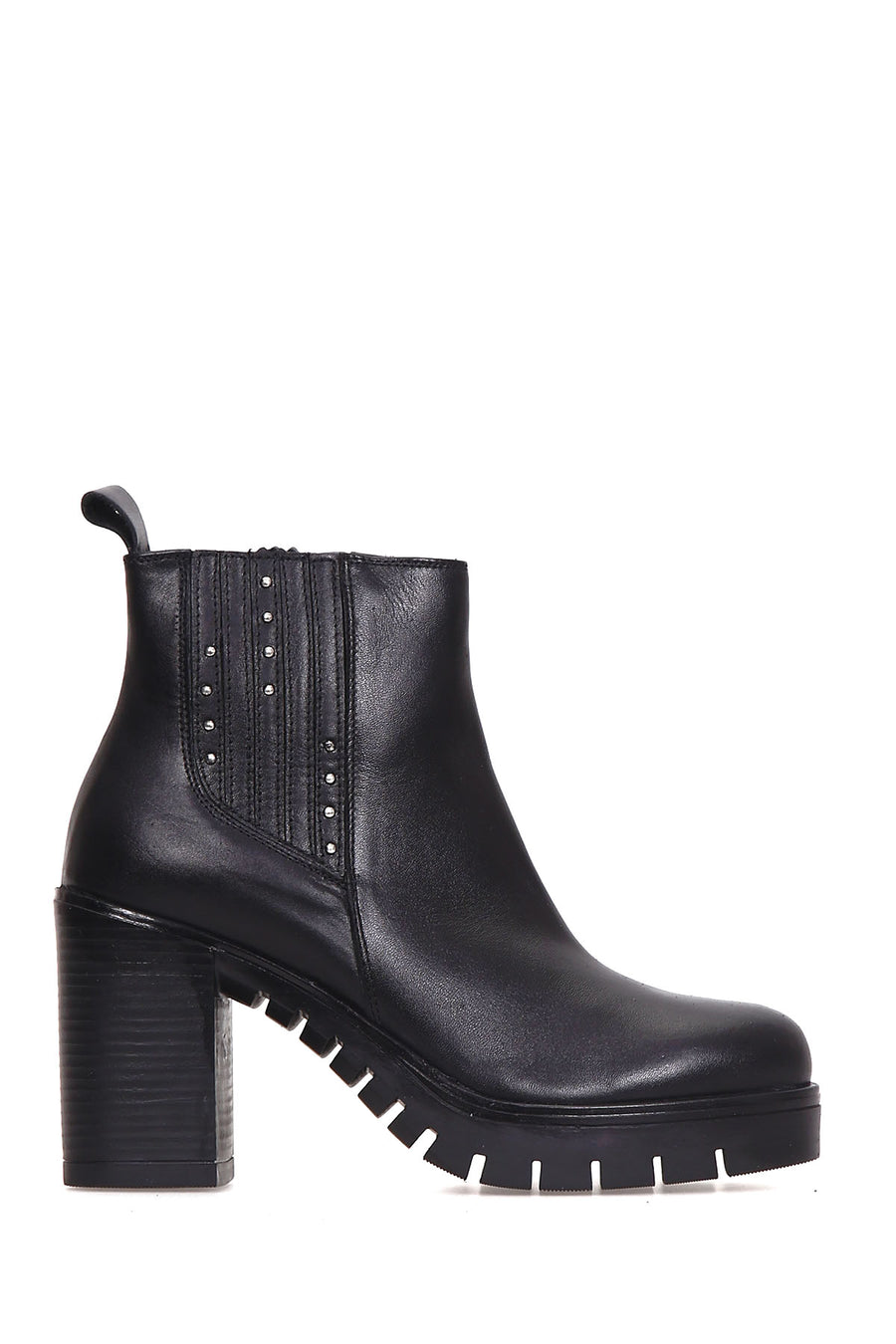 Women's Heeled Leather Boots 18WFD244718 | Derimod