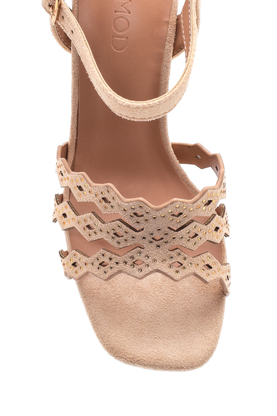Women's Metal Detailed Heeled Sandals