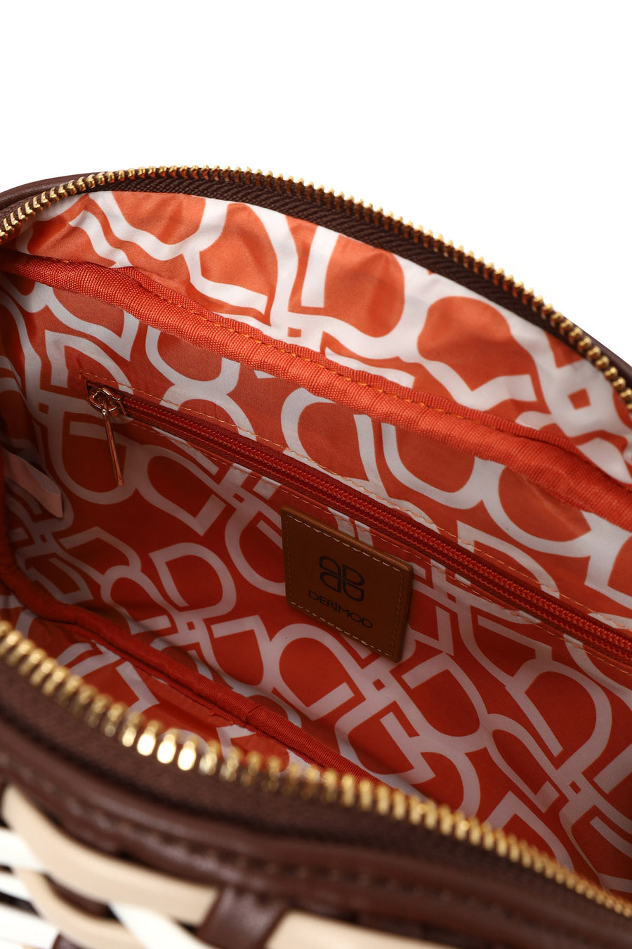 Woman Multicolored Braided Shoulder Bag