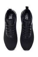 Kadın Siyah Kalın Tabanlı Kumaş Sneaker | Derimod