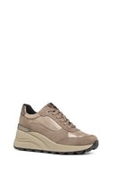 Geox Women's Mink Spherica Ec13 Lace-Up Chunky Sole Sneaker | Derimod