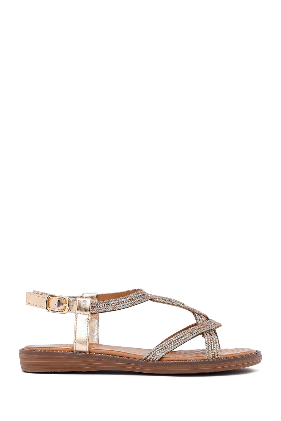 Woman Pink Stone Sandals 25SFE464614 | Derimod