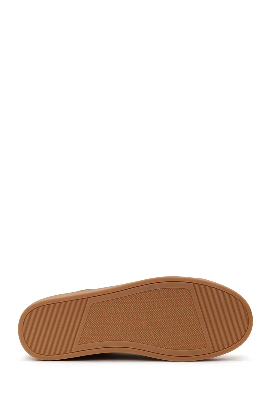 Kadın Camel Bağcıklı Kalın Tabanlı Süet Deri Teddy Sneaker