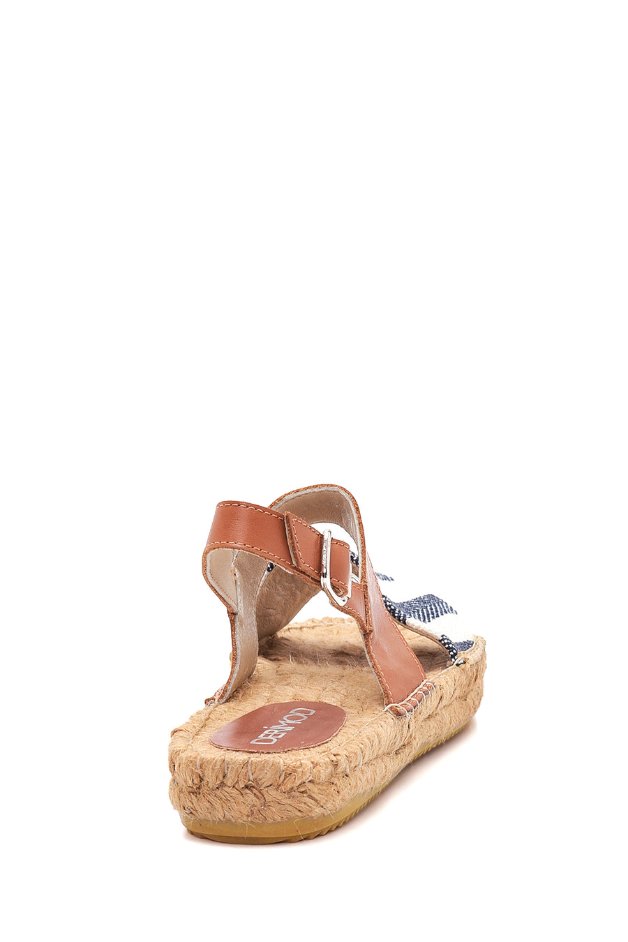 Women's Navy Blue Straw Sole Espadrille