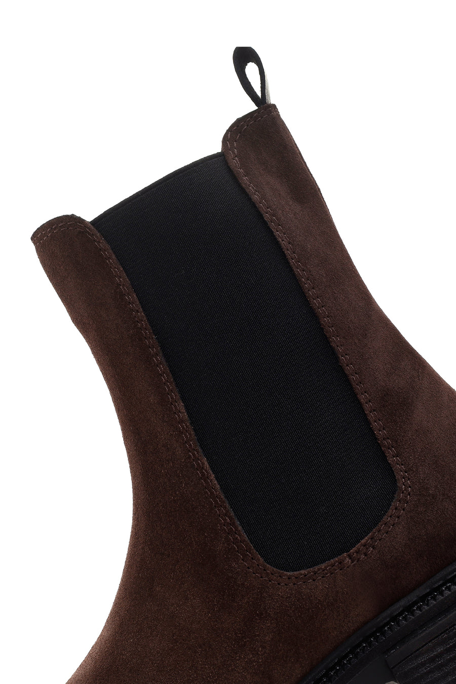Kadın Kahverengi Süet Deri Chelsea Bot