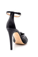 Women's Leather Heeled Sandals | Derimod
