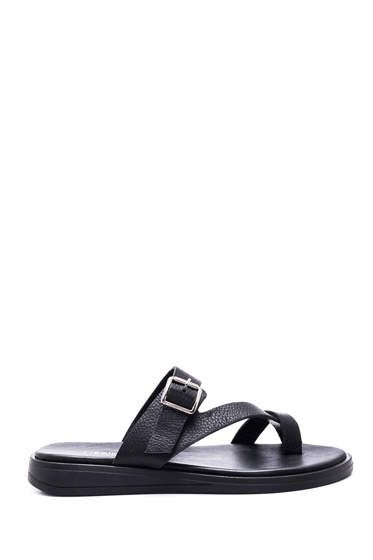 Women's Leather Flip Flops 22SFD1512FT | Derimod