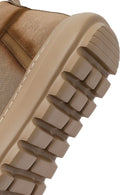 Derimod Zero Male Khaki Lace-Up Thick-Soled Fabric Casual Shoes | Derimod