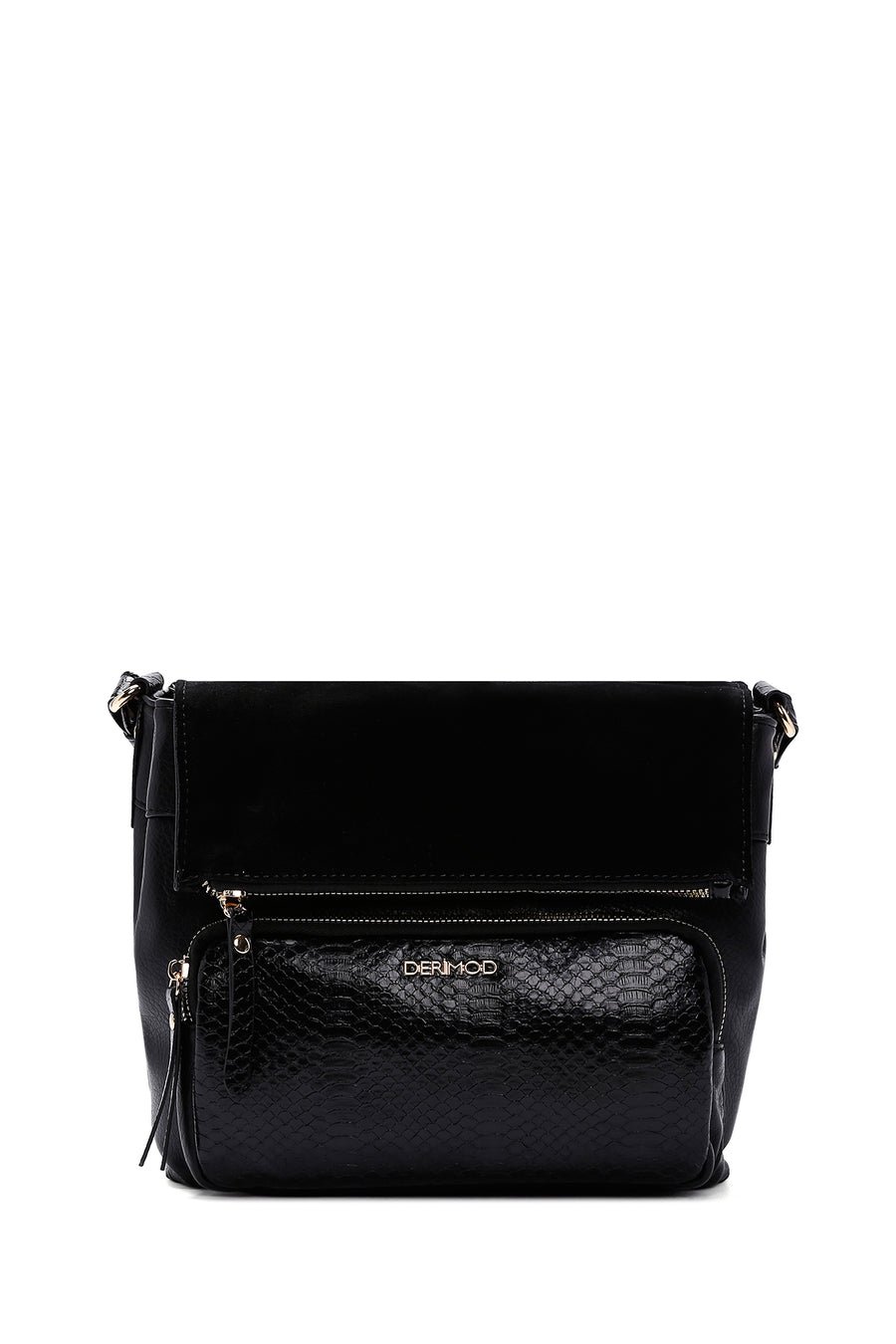 Women's Black Long Strap Crossbody Bag