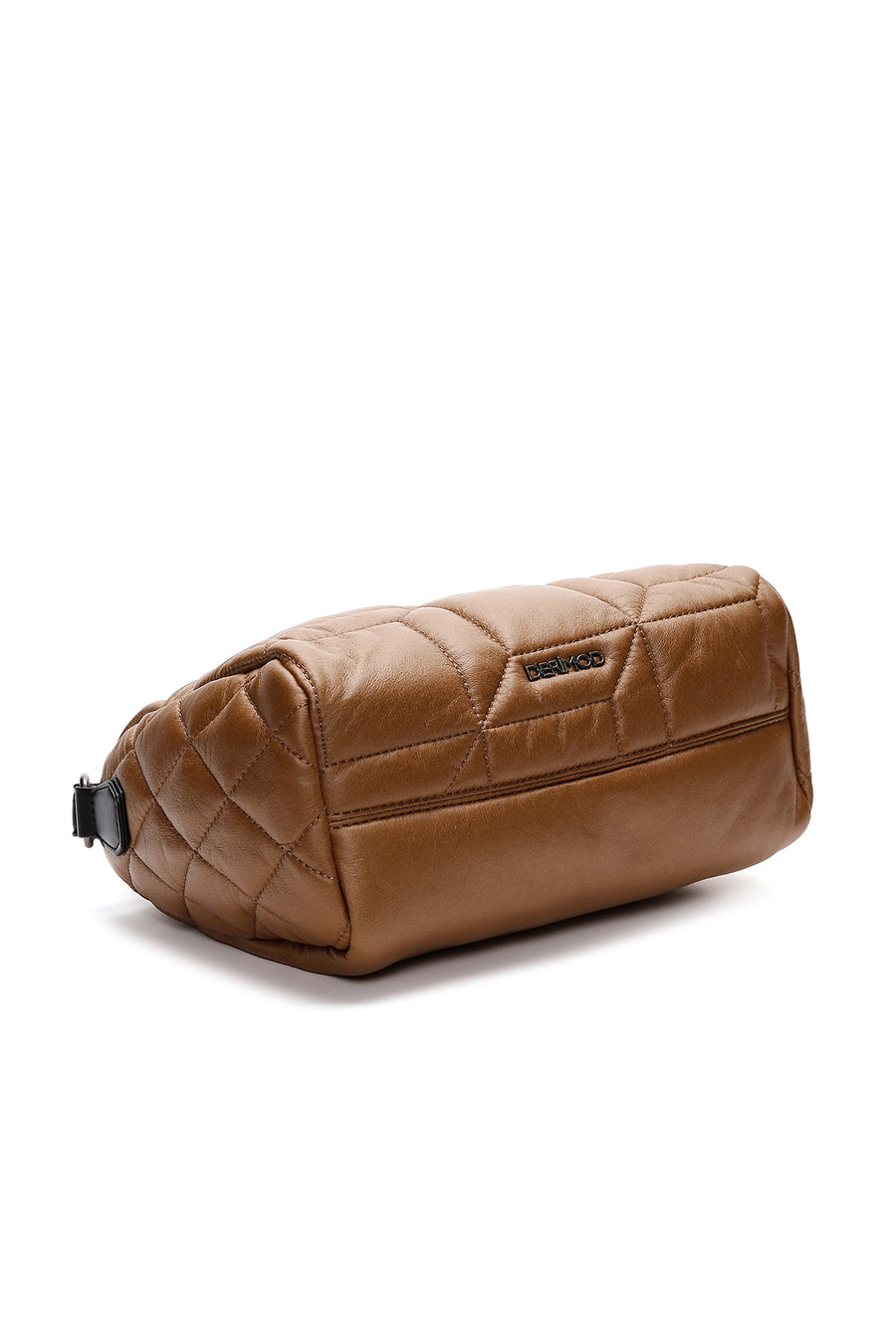 Women's Yellow Quilted Crossbody Bag