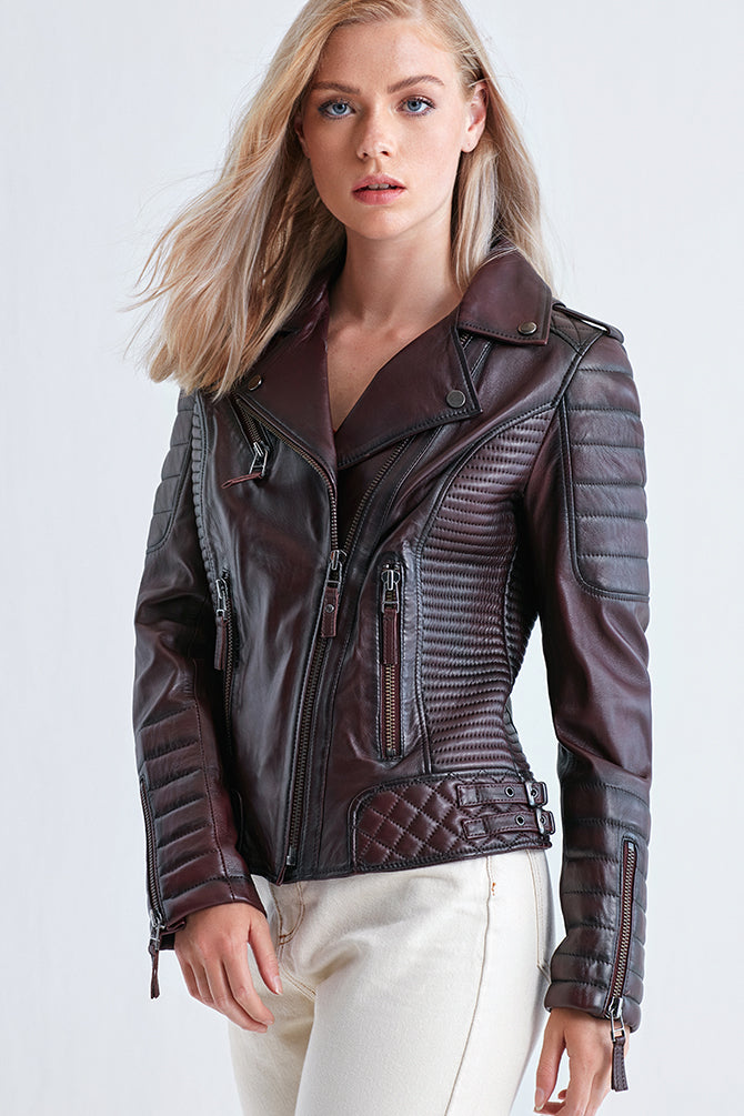 B-1002 Women's Leather Jacket