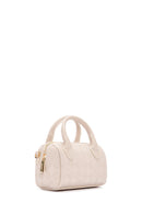 Women's Cream Long Strap Printed Mini Crossbody Bag | Derimod