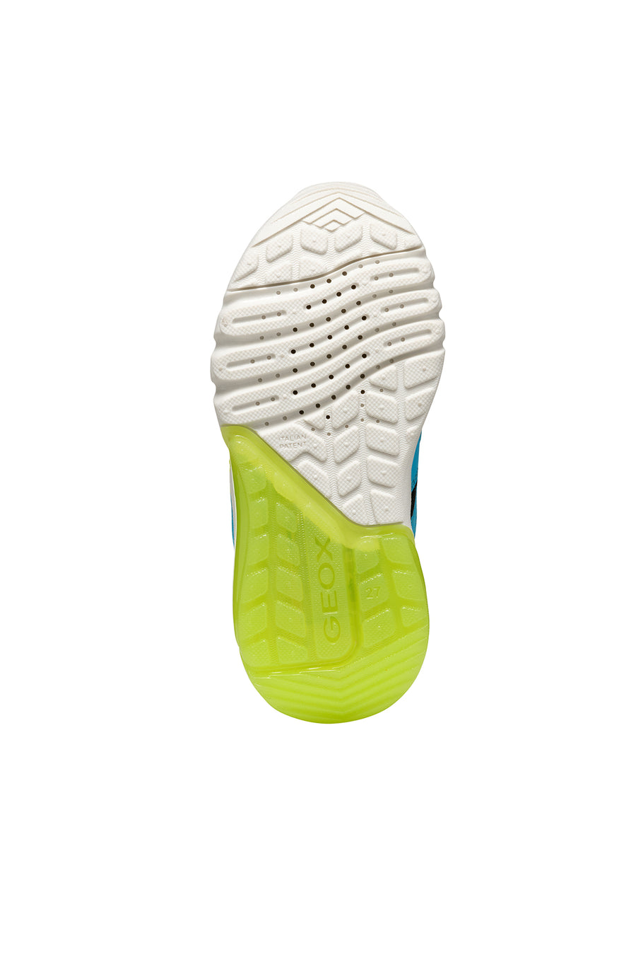Geox Erkek Çocuk Mavi Ciberdron Bantlı Desenli Işık Detaylı Sneaker