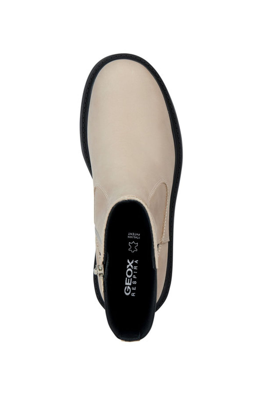Geox Women's Beige Spherica Suede Leather Boots