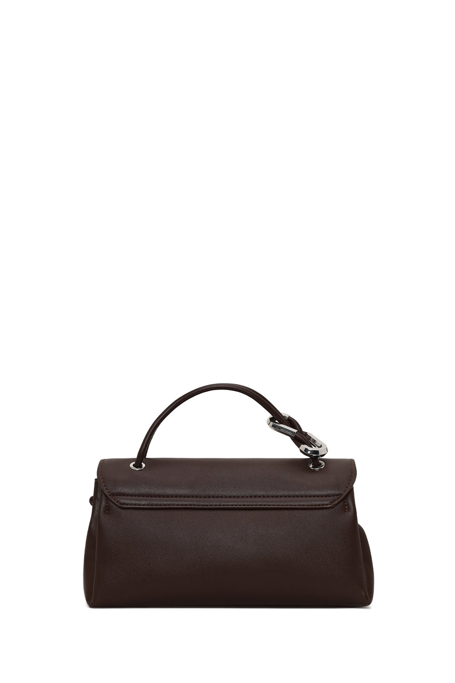 Woman Brown Long-Strap Shoulder Bag