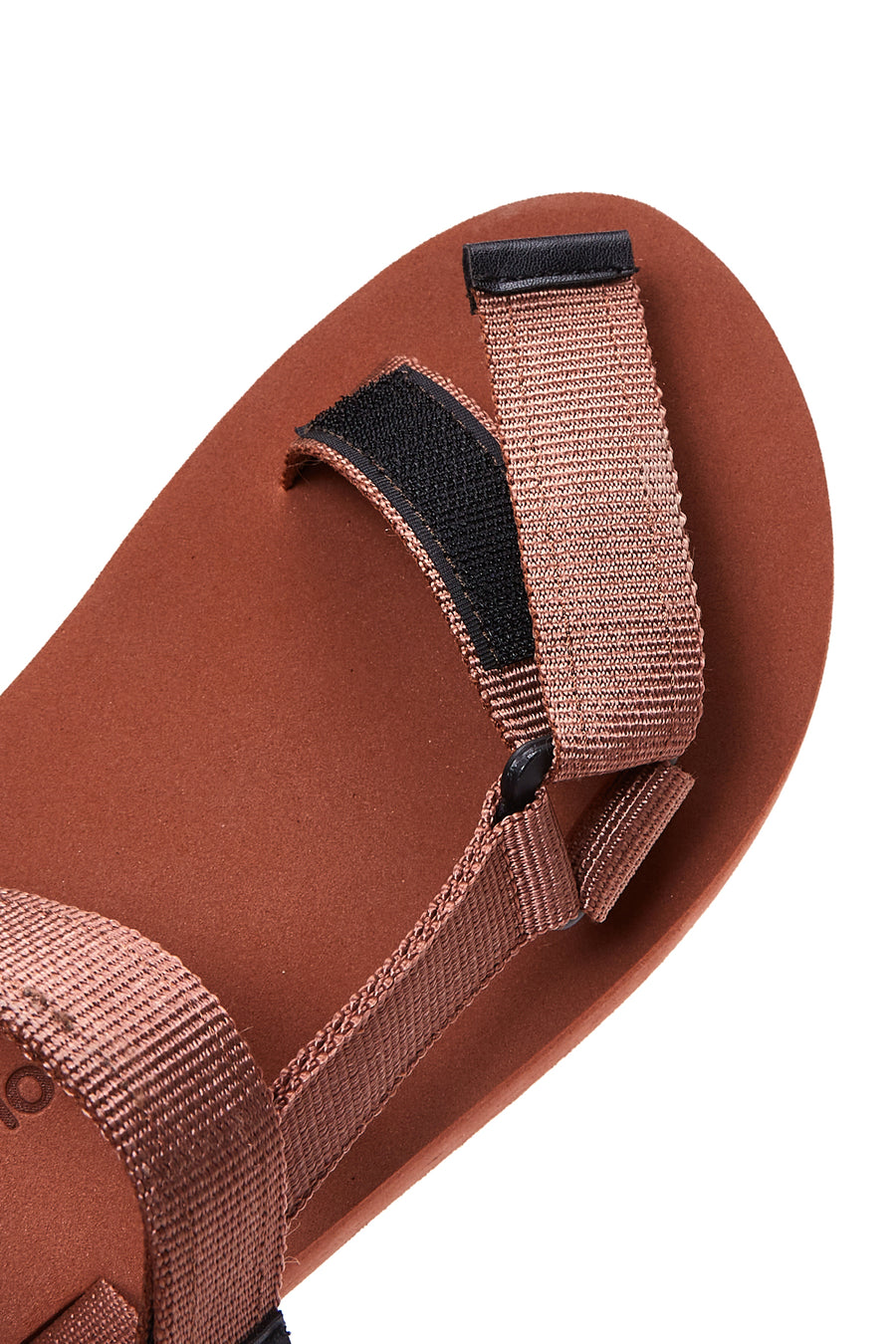 Women's Brown Thick Soled Flat Sandals