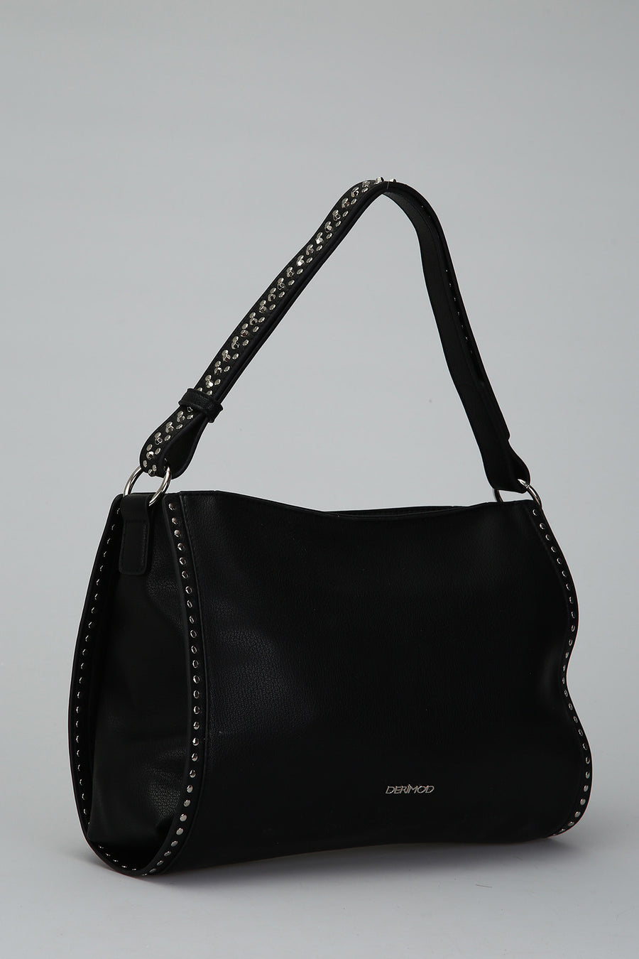 Women's Shoulder Bag with Staple Detail