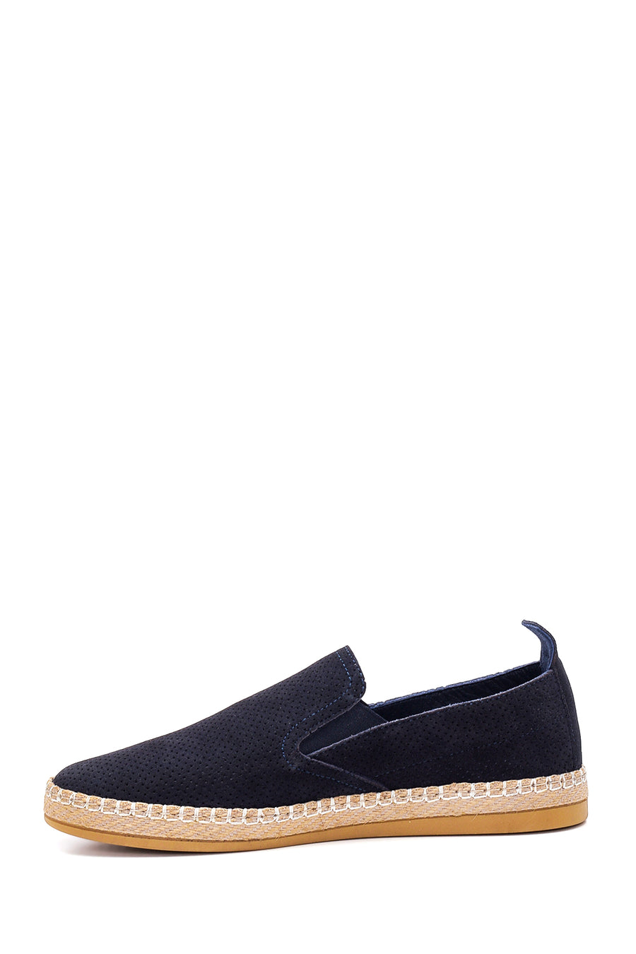 Men's Navy Blue Suede Leather Loafer