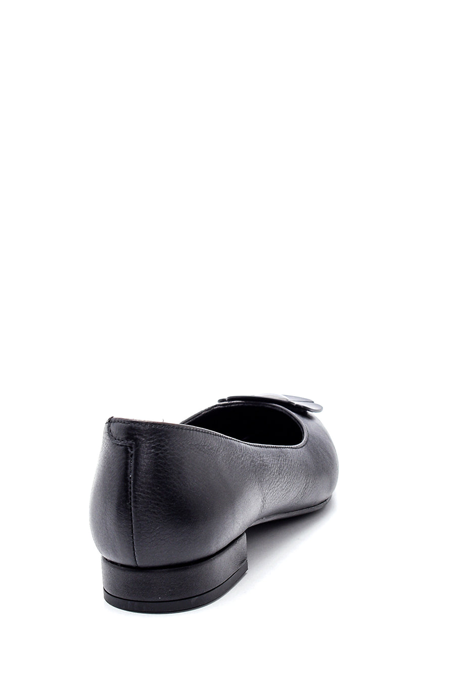 Women's Leather Buckle Ballerinas
