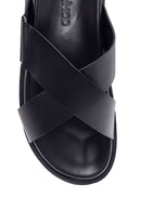 Men's Leather Slippers | Derimod