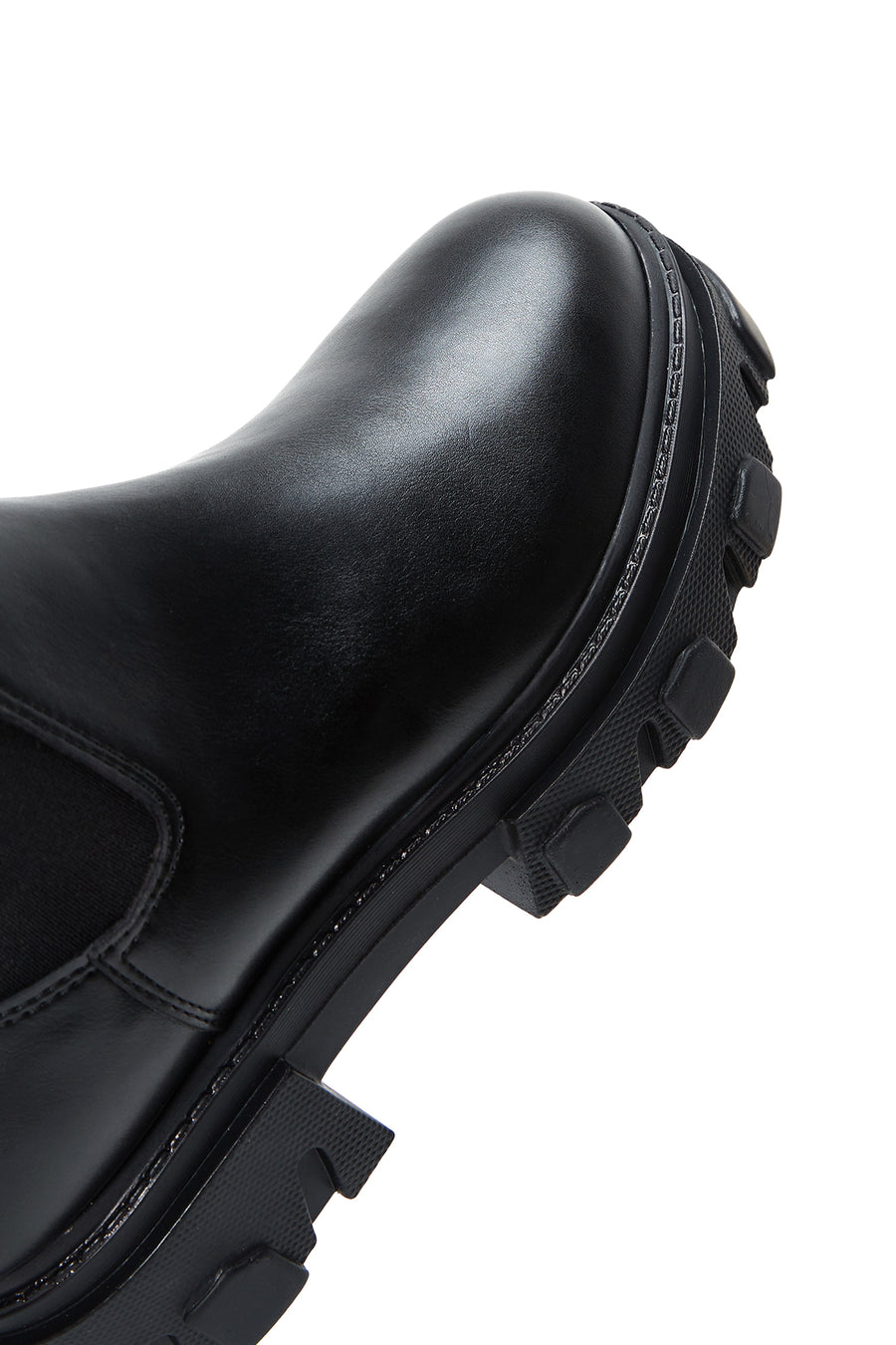 Women's Black Thick Soled Chelsea Boots