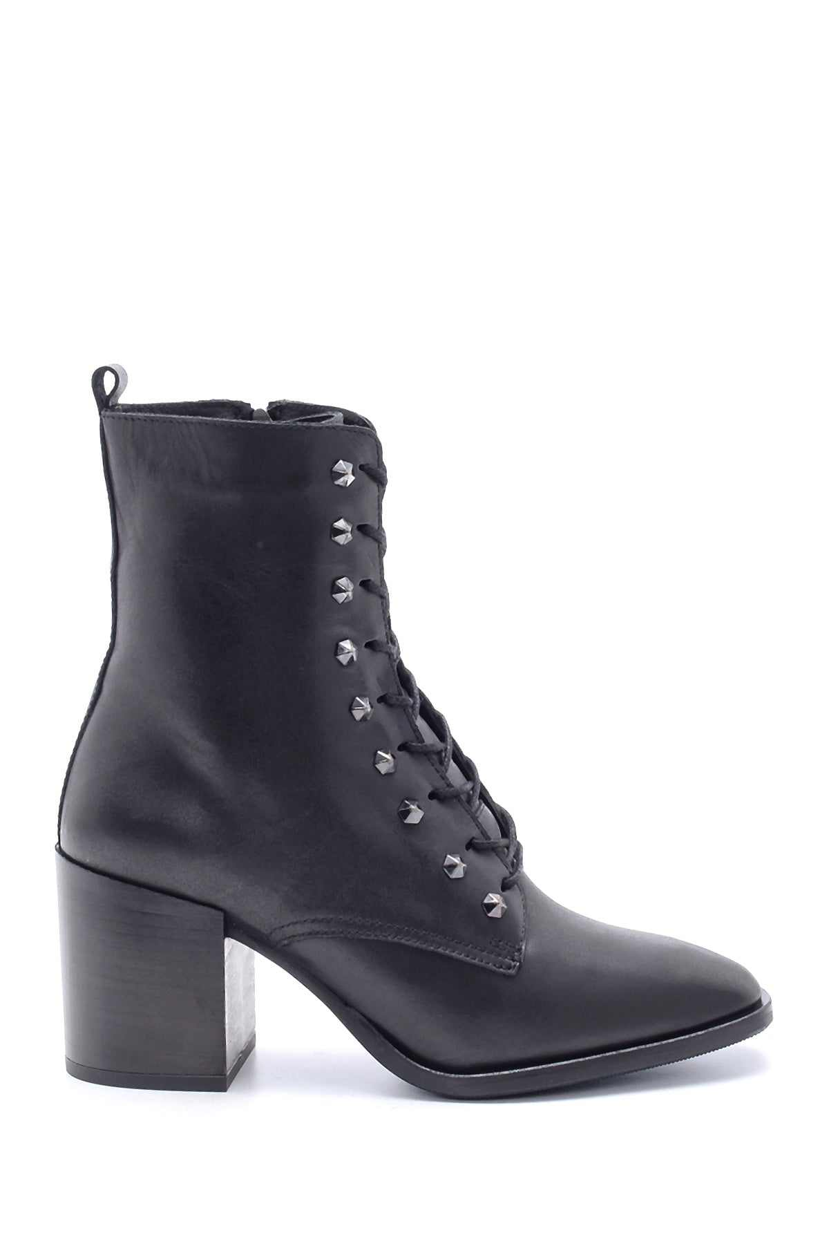 Women's Leather Heeled Boots 20WFD271218 | Derimod