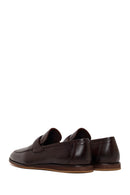 Erkek Kahverengi Deri Klasik Loafer | Derimod