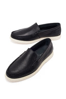 Erkek Siyah Deri Casual Loafer | Derimod