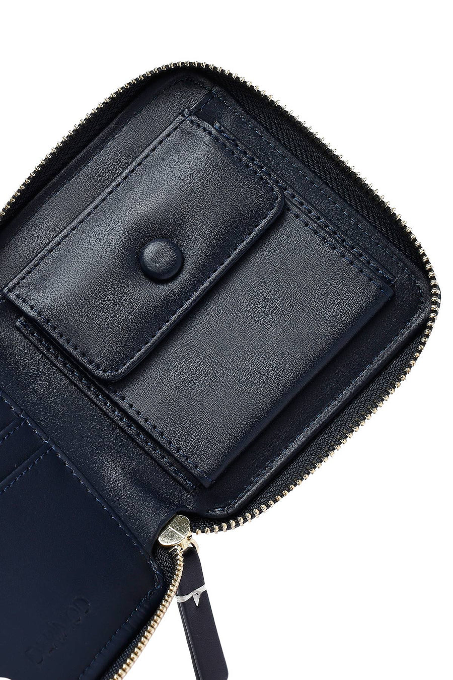 Women's Navy Blue Patterned Wallet