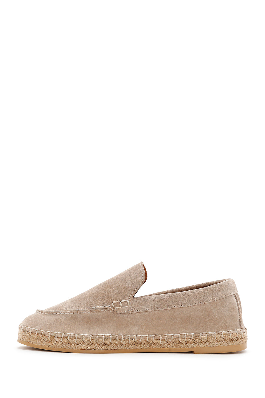 Men's Beige Suede Espadrilles