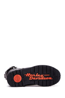 Harley-Davidson Women's Black Gladis Leather Boots | Derimod