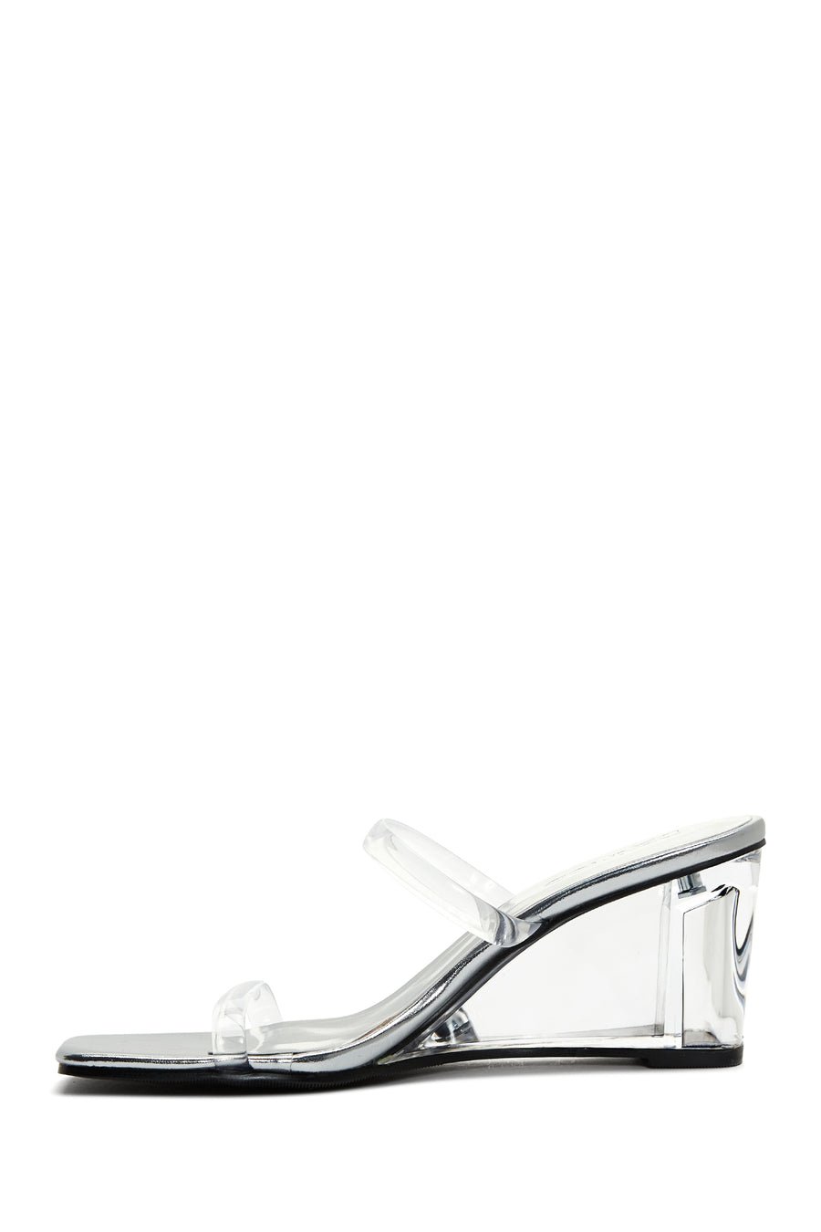 Women's Transparent Heeled Slippers