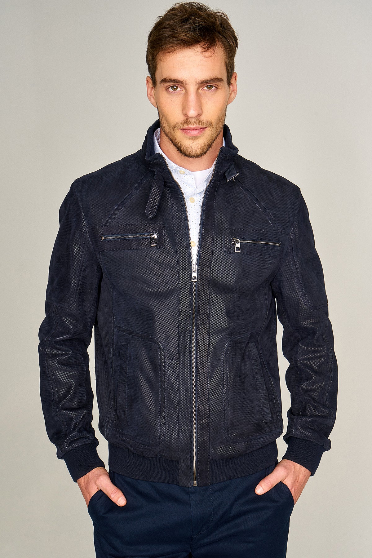 Oliver Erkek Deri Ceket 18SGD6285RP | Derimod