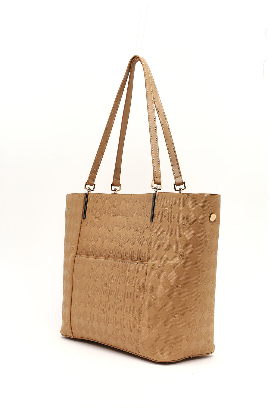 Women's Tan Printed Shoulder Bag