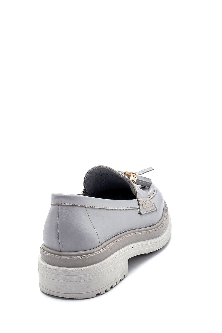 Women's Leather Tassel Detailed Loafer