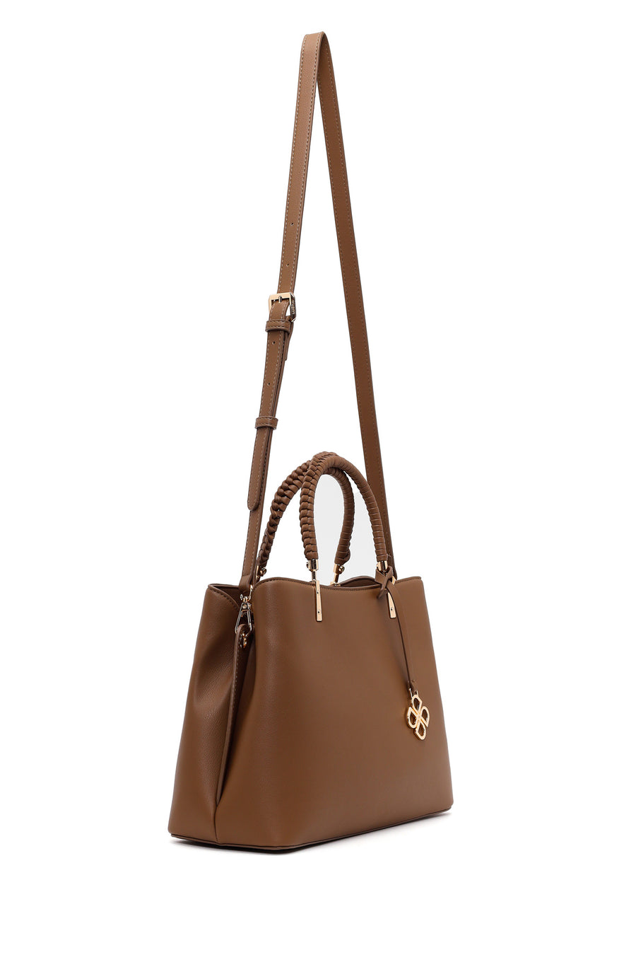 Woman Mink Long-Strap Shoulder Bag