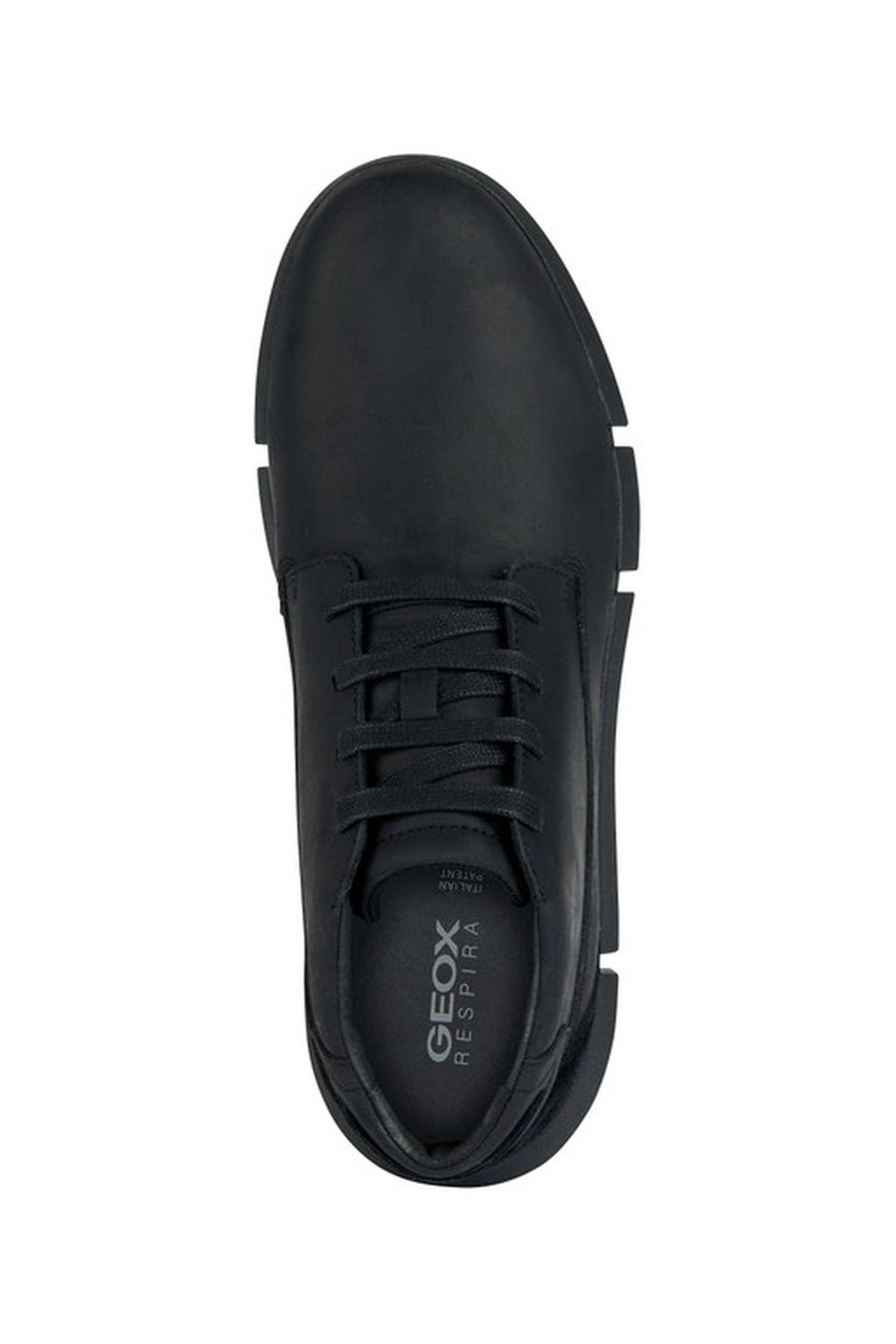 Geox Men's Black Adacter H Lace-up Leather Sneaker Boots